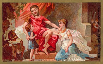 Nero en Agrippina door French School